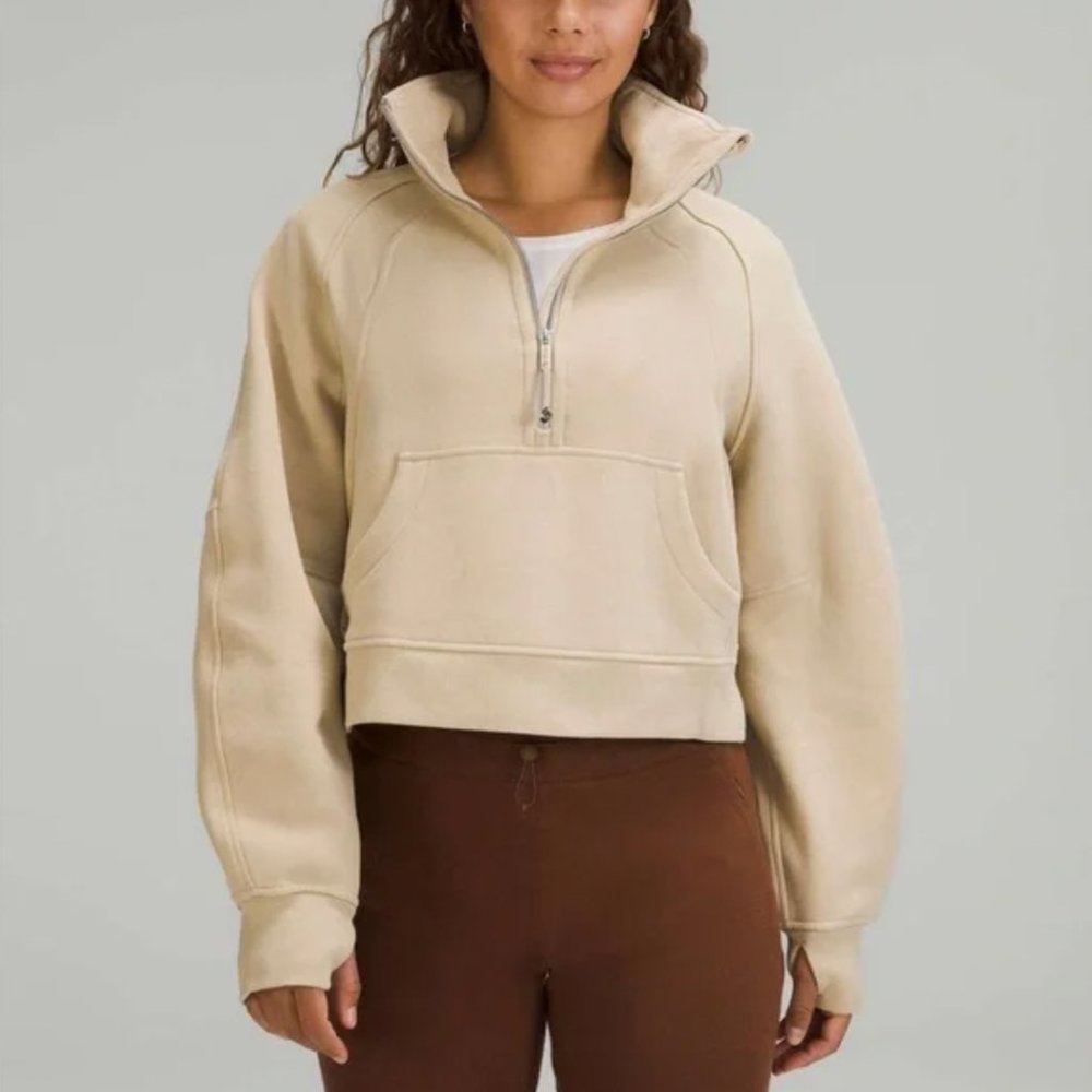 Lululemon Scuba Oversized Funnel Neck Half Zip Trench XS/S